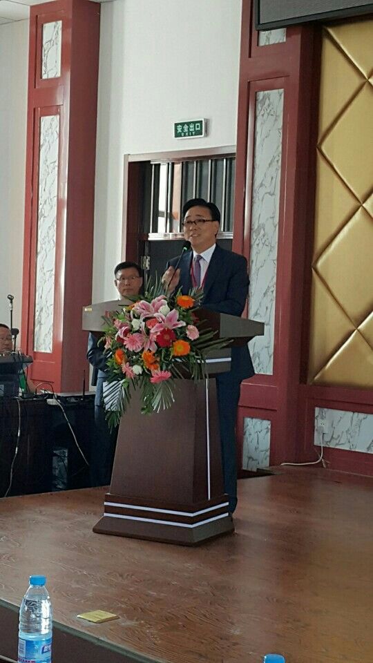 중국 단둥시 주최 청소년 스피치대회에서 축사