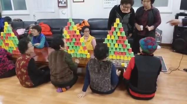 (치매예방 전문지도자과정) 은행2동 경로당 봉사활동_20180119