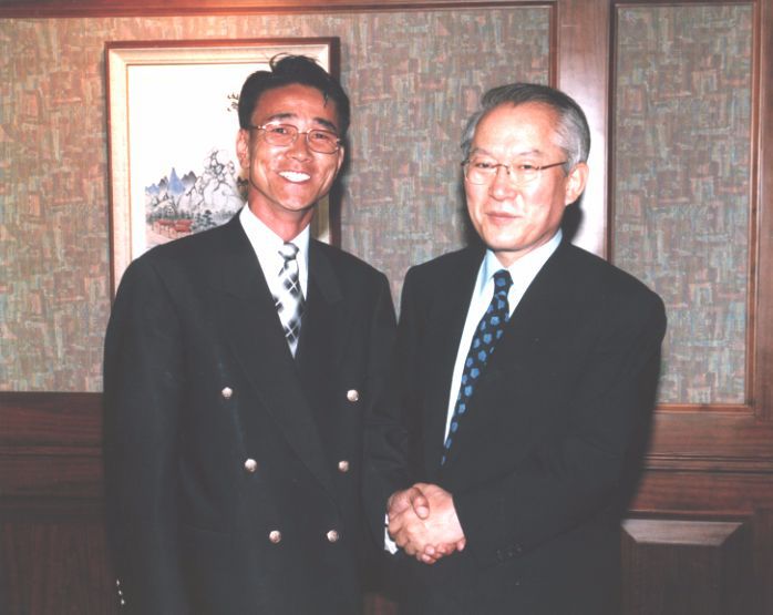 이회창총재와 한껏